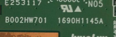 T-CON ORIGINAL PARA TV PHILIPS / NUMERO DE PARTE EADDJ7E15 / M0045C00R / B002HW701 / 1690H1145A / PANEL UCAUDXT-E100 / DISPLAY V500DJ7-QE1 / MODELO 50PFL5766/F7 E / 50PUL7552/F7 - Imagen 3